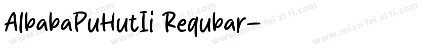 AlbabaPuHutIi Requbar字体转换